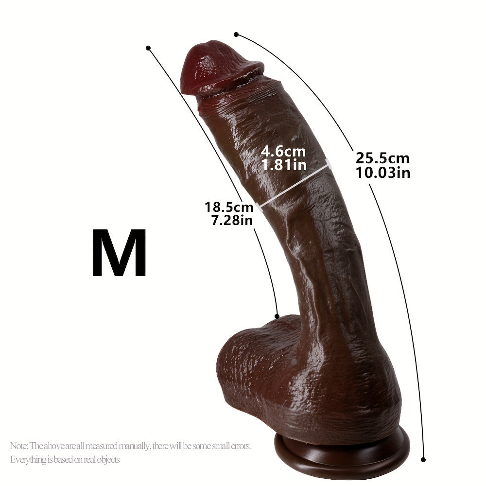 Gode féminin en silicone liquide noir multi-tailles, sexe masculin très épais et réaliste, barre de plaisir en silicone souple, ventouse solide, jouet sensuel pour adultes, sans pile nécessaire pour hommes et femmes