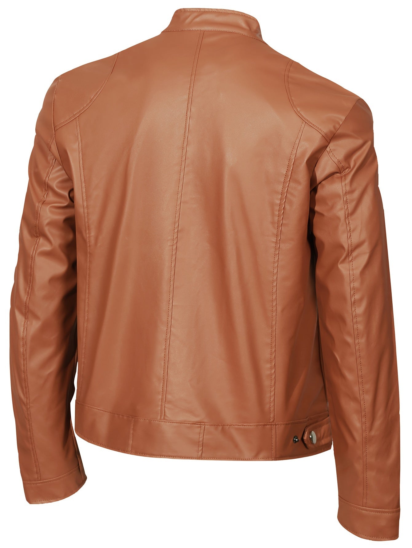 Nouvelle veste d'automne et d'hiver pour hommes, manteau pour hommes, vêtement de moto européen et américain, manteau d'hiver coupe-vent à col montant pour hommes